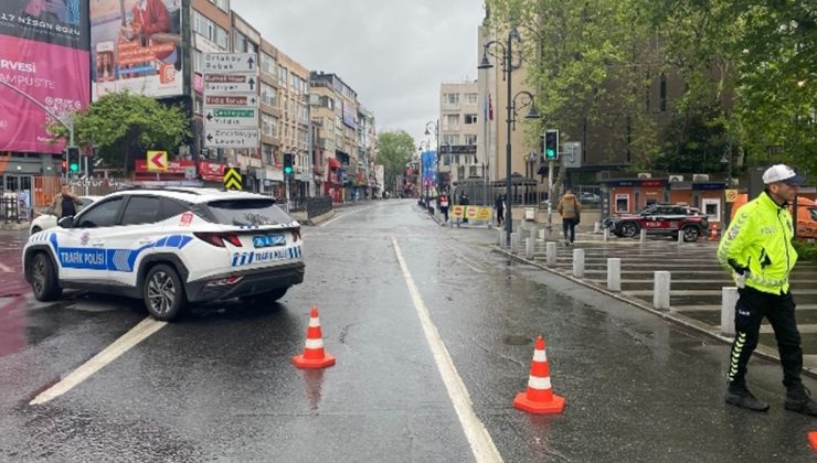 İstanbul’da bazı yollar trafiğe kapatıldı