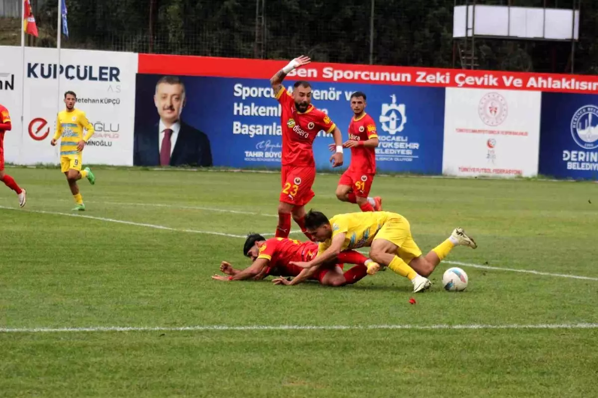 Belediye Derincespor Ziraat Türkiye Kupası’na Veda Etti