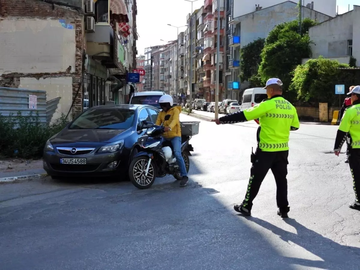 Erdek’te Motosiklet Denetimi